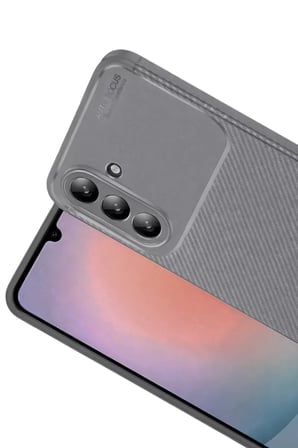 Newface Samsung Galaxy S26 Plus Auto Focus Karbon Kapak - Gri