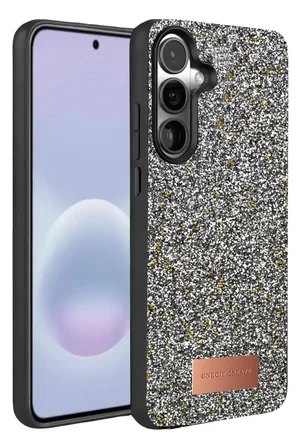 Onegif Samsung Galaxy A57 5G Bright Simli Kapak - Gold