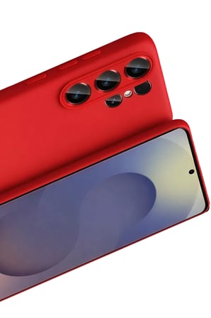 Newface Samsung Galaxy S26 Ultra First Silikon - Kırmızı