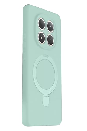 Newface Xiaomi Redmi Note 15 Pro 5G Regal Magsafe Standlı Kapak - Su Yeşili