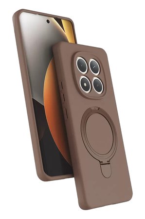 Newface Xiaomi Redmi Note 15 4G Regal Magsafe Standlı Kapak - Çöl Titanyum