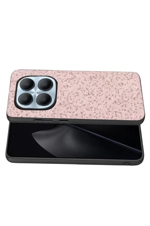 Onegif Xiaomi Redmi Note 15 4G Bright Simli Kapak - Pembe