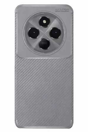Newface Xiaomi Redmi 14C Kılıf Auto Focus Karbon Kapak - Gri