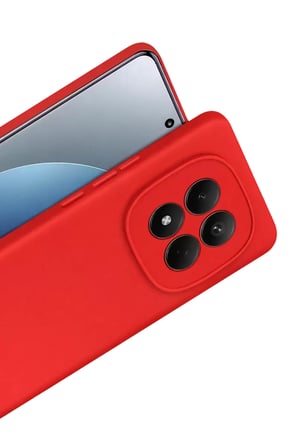Newface Xiaomi Redmi Note 15 Pro 4G First Silikon - Kırmızı