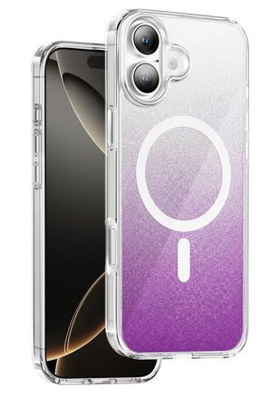 Onegif Apple iPhone 16 Sora Simli Magsafe Kapak - Mor