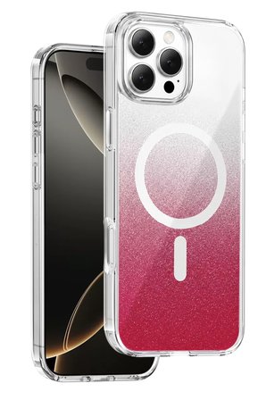 Onegif Apple iPhone 16 Pro Max Sora Simli Magsafe Kapak - Kırmızı
