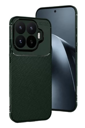 Newface Xiaomi Mi 17T Auto Focus Karbon Kapak - Koyu Yeşil