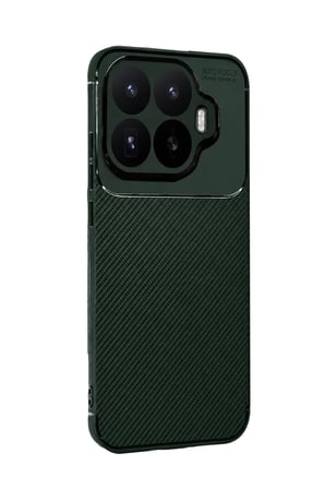 Newface Xiaomi Mi 17T Auto Focus Karbon Kapak - Koyu Yeşil