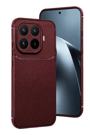 Newface Xiaomi Mi 17T Pro Auto Focus Karbon Kapak - Bordo