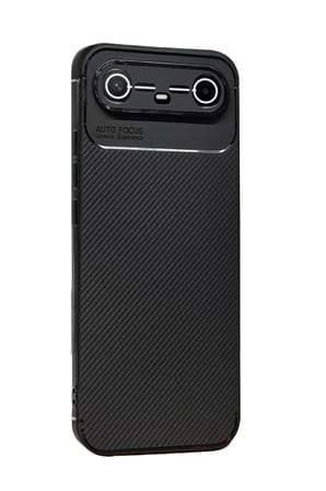 Newface Tecno Spark Slim 5G Auto Focus Karbon Kapak - Siyah