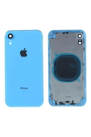 Iphone Xr A Kalite Boş Kasa Arka Kapak Mavi