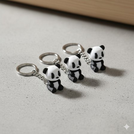 Anahtarlık- Panda 3'lü Set