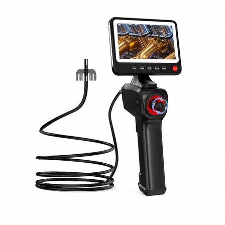 Uninet 5 İnç IPS Ekranlı 3.9 mm 1.5 m Kablolu Joystickli Kayıtlı Endoskop Kamera