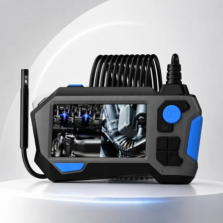 Uninet Endoskop Kamera Borskop 5 Metre Çift Kamera HD Monitörlü IP68 Su Geçirmez
