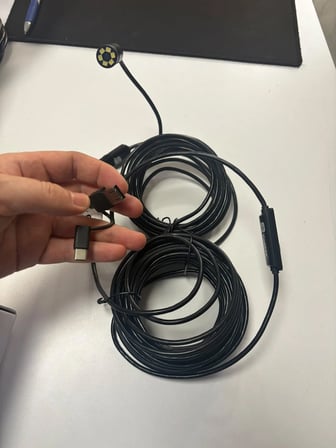 Uninet 15 Metre 1080p Full HD Endoskop Yılan Kamera USB Type-C Uyumlu