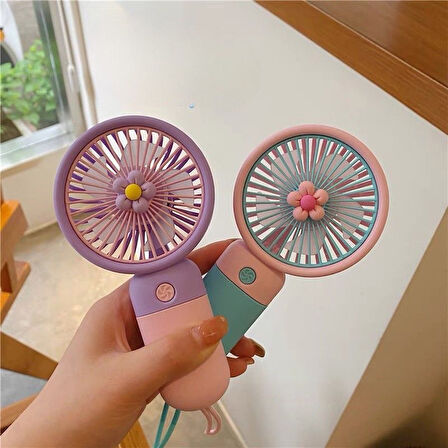 Şarjlı El Fanı Taşınabilir Mini Usb Fan Portatif Vantilatör 