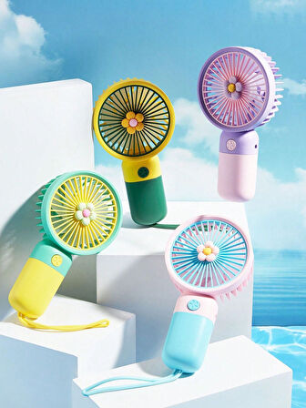 Şarjlı El Fanı Taşınabilir Mini Usb Fan Portatif Vantilatör 