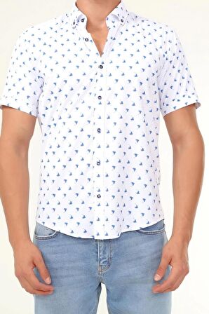 Erkek Desenli Uzun Kol Gömlek