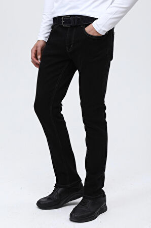 ERKEK TAŞLAMASIZ JEANS PANTOLON