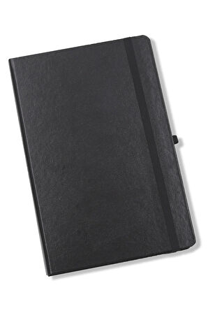 Siyah Defter & Baskılı Kupa & Gümüş Renk Detaylı Tükenmez Kalem Hediye Seti