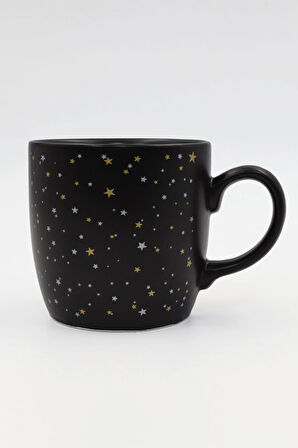 Siyah French Press & Yıldızlı Kupa & Godiva Napoliten Çikolata Hediye Seti