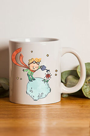 Küçük Prens Kitabı & Küçük Prens Baskılı Kupa & Godiva Çikolata & Küçük Prens Kar Küresi Hediye Seti