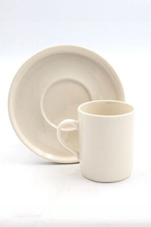 Renkli Yıldız Işık & Beyaz Fincan & Kurabiye Hediye Seti