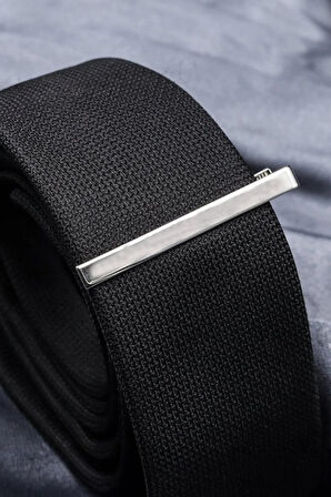 Suni Deri Erkek Cüzdan & Siyah Kravat & Kol Düğmesi & Kravat İğnesi & Siyah Kartlık Hediye Seti