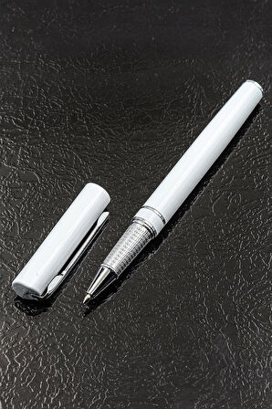 Beyaz Tükenmez Kalem-Patiswiss Beyaz Çikolata Portakal Dilim-Rebul Mandalina Kolonya Hediye Seti