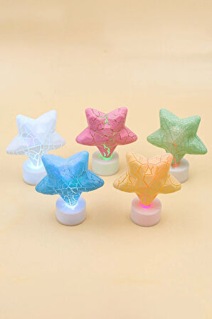 Beyaz Dereceli Termos & Modern Kupa & Beyaz İnstagram Çerçeve & Renkli Yıldız Işık Hediye Seti