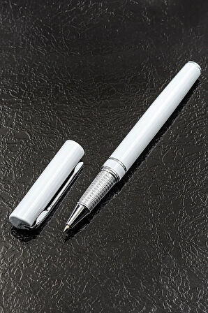 Kırmızı Defter & Bademli Kurabiye & Beyaz Roller Kalem & Divit Kalem Kupa Hediye Seti