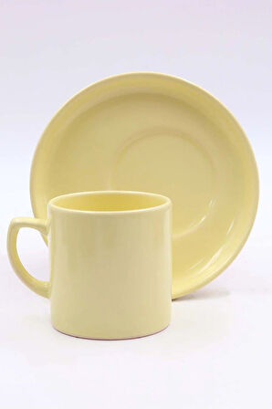 Mandalina Kolonya & Sarı Fincan & 125g Selamlıque Türk Kahvesi & Godiva Çikolata Hediye Seti