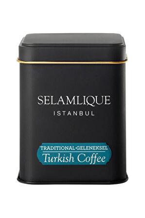 Mandalina Kolonya & Sarı Fincan & 125g Selamlıque Türk Kahvesi & Godiva Çikolata Hediye Seti