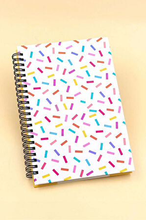 Konfeti Defter-Turuncu Kalem-Papatya Saksı-Patiswiss Portakal-Rebul Mandalina Kolonya Hediye Seti