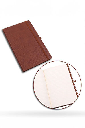 Kahverengi Defter & Rebul Erkek Kolonyası & Karo Desen Siyah Roller Kalem