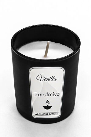 Gri Defter & Siyah Kupa & Kılıflı Su Matarası & Yapay Ağaç & Vanilya Kokulu Bardak Mum Hediye Seti