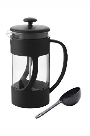 500 ML Siyah Dereceli Termos & Alerya Premium Filtre Kahve & Siyah French Press Hediye Seti