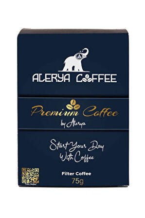 500 ML Siyah Dereceli Termos & Alerya Premium Filtre Kahve & Siyah French Press Hediye Seti