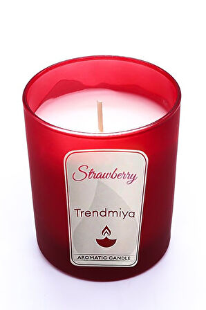 Vintage Kupa & Çilek Kokulu Kırmızı Bardak Mum & Nescafe Classic & Çubuk Tütsü Hediye Seti