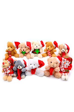 Happy New Year Taç & Yılbaşı Çorabı & Kar Küresi & Mini Yılbaşı Ayıcık Yeni Yıl Hediye Seti