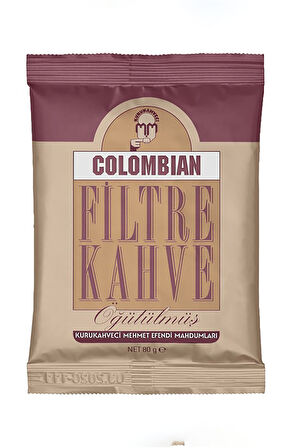 Yıldızlı Kupa Siyah French Press Colombian Taze Filtre Kahve Vela Çikolata Hediye Seti