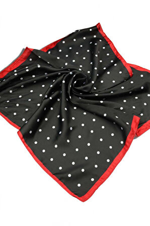 Mermer Defter-Kırmızı Tükenmez Kalem-280ml Kırmızı Termos-Puantiyeli Fular-Mini Kolonya Hediye Seti