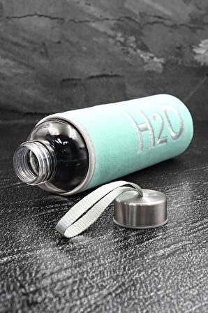 Çiçekli Defter & Peluş Kılıflı Cam Matara & Dikişli Mini Not Defteri & Dondurma Fosforlu Kalem