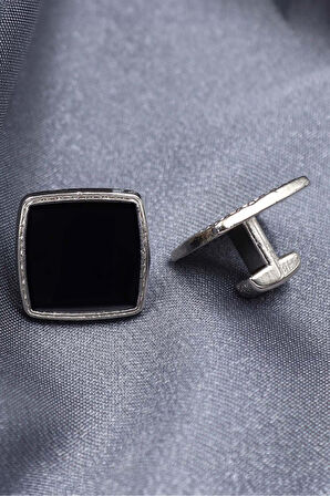 Baskılı Kupa & Siyah Tesbih & Kol Düğmesi Hediye Seti