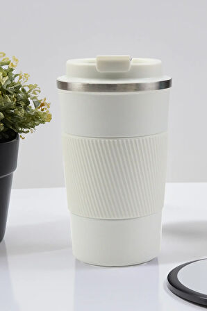 500ml Silikon Detaylı Çelik Termos