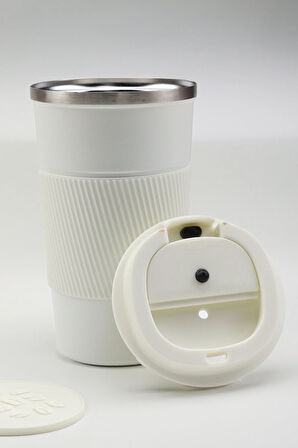 500ml Silikon Detaylı Çelik Termos