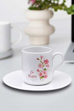 Fincan & Tasarım Beyaz Metal Kutulu Mum & 2'li Tek İçimlik Mehmet Efendi Türk Kahvesi Hediye Seti