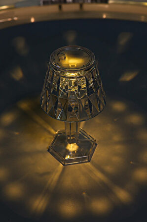 Kahve Fincanı & Kristal Mini Abajur Hediye Seti