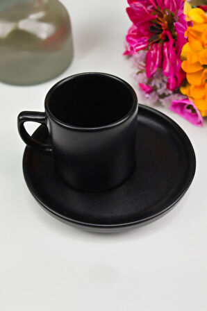 Siyah Tükenmez Kalem & Seramik Fincan & Türk Kahvesi & Çerçeve Hediye Seti