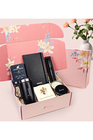 Termos & Defter & Kalem & Filtre Kahve & Mum Öğretmenler Gününe Özel Hediye Seti